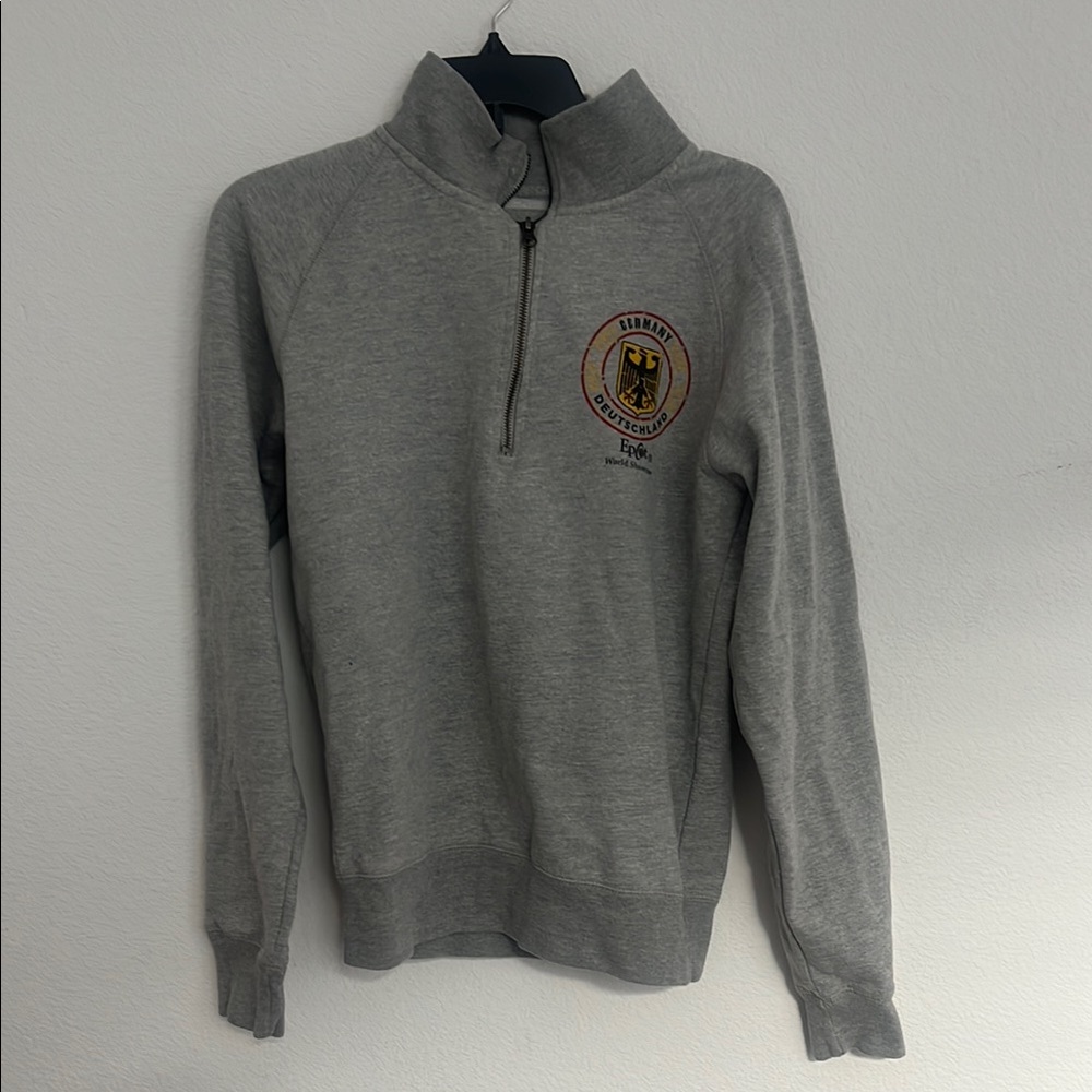 Disneyworld Epcot Germany Half Zip Sweatshirt